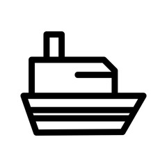 ship icon or logo isolated sign symbol vector illustration - high quality black style vector icons
