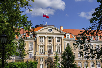 budynek sanatorium uzdrowiskowego w miejscowości Szczawno-Zdrój