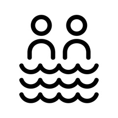 swimming icon or logo isolated sign symbol vector illustration - high quality black style vector icons
