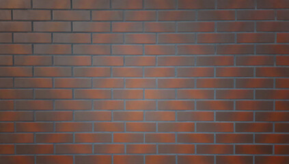 Brick tiles. Dark brown brick wall. Background texture of brown wall.Copy space