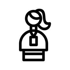 tour guide icon or logo isolated sign symbol vector illustration - high quality black style vector icons
