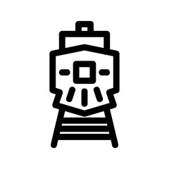 train icon or logo isolated sign symbol vector illustration - high quality black style vector icons
