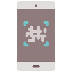 qr code flat icon