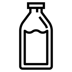 milk line icon style