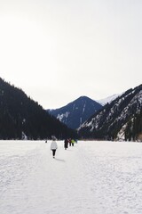 winter in the mountains