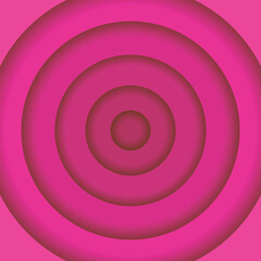 Creative design circle abstract background. 3D Vector Illustration.