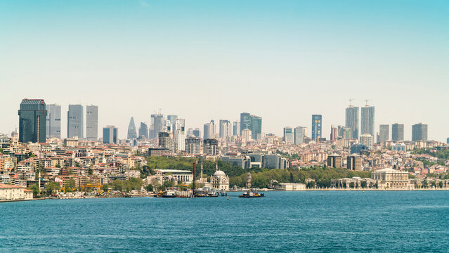 Sea of Marmara and Istanbul skyline, Turkey