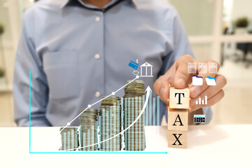 Calculation of tax return.