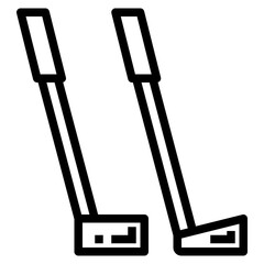 iron line icon style