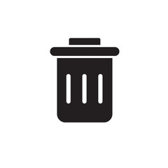 Trash can icon symbol