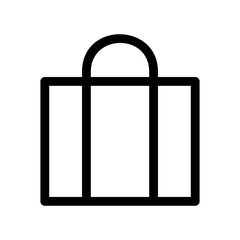 bag icon or logo isolated sign symbol vector illustration - high quality black style vector icons
