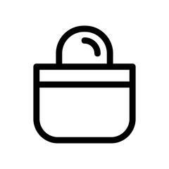 bag icon or logo isolated sign symbol vector illustration - high quality black style vector icons
