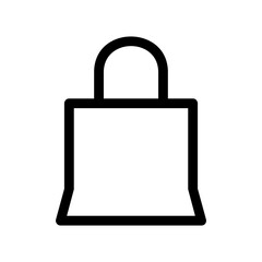 bag icon or logo isolated sign symbol vector illustration - high quality black style vector icons