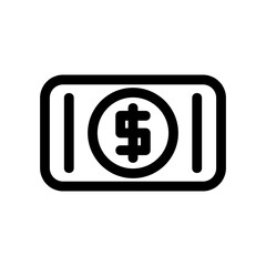 Obraz premium cash icon or logo isolated sign symbol vector illustration - high quality black style vector icons 