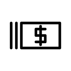 cash icon or logo isolated sign symbol vector illustration - high quality black style vector icons
