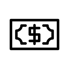 cash icon or logo isolated sign symbol vector illustration - high quality black style vector icons
