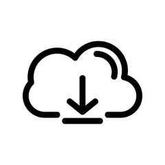 download icon or logo isolated sign symbol vector illustration - high quality black style vector icons
