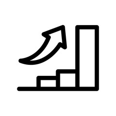 graph icon or logo isolated sign symbol vector illustration - high quality black style vector icons
