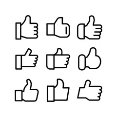 Obraz premium like icon or logo isolated sign symbol vector illustration - high quality black style vector icons 