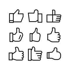 like icon or logo isolated sign symbol vector illustration - high quality black style vector icons
