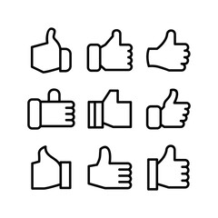 like icon or logo isolated sign symbol vector illustration - high quality black style vector icons
