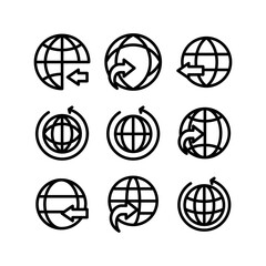 logistics icon or logo isolated sign symbol vector illustration - high quality black style vector icons
