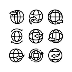 Fototapeta premium logistics icon or logo isolated sign symbol vector illustration - high quality black style vector icons 