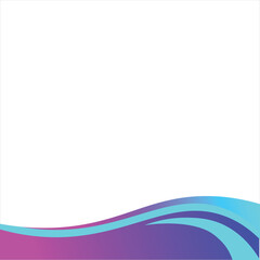 Gradient Abstract Footer