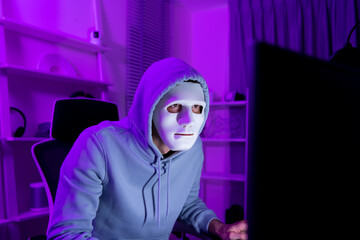 This is the face of a hacker who is knowledgeable with operating systems and other programs. He...