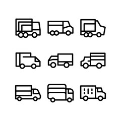 shipping icon or logo isolated sign symbol vector illustration - high quality black style vector icons
