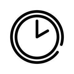 time icon or logo isolated sign symbol vector illustration - high quality black style vector icons
