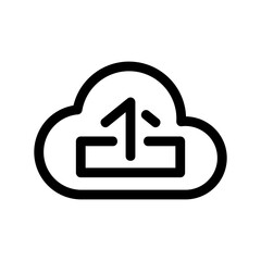 upload icon or logo isolated sign symbol vector illustration - high quality black style vector icons
