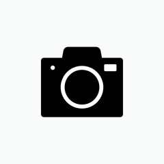 Camera Icon. Photographer Sign & Symbol - Vector.  