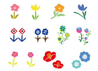 可愛い花のイラスト集 © PAVE VEGAS