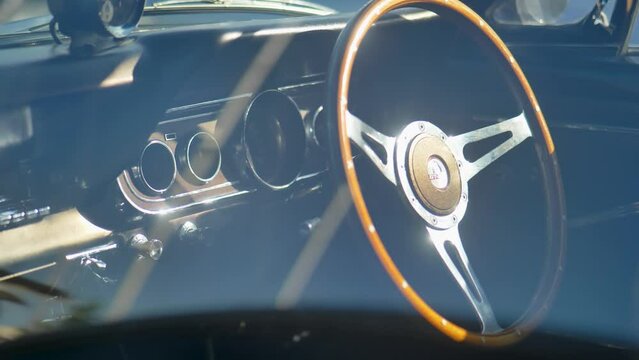 Muscle Car Interior of 1966 Ford Mustang GT350