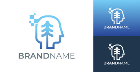 technology logo design, software logo design, media logo design