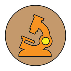 Lab, laboratory, microscope icon
