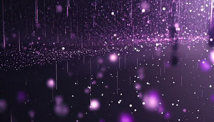 Sparkling rain background wallpaper backdrop, Generative AI