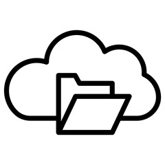 cloud folder icon