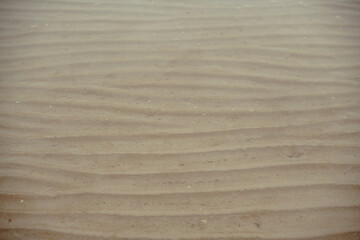 the texture of sand after sea waves untouched by man 
