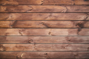 Obraz premium Rich Brown Wood Planks Texture