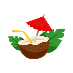 Philippines Beach Cocktail Composition