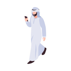Arab Man Gadget Composition