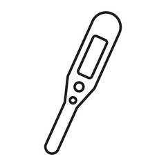Temperature, thermometer, fever icon