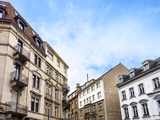 Street view of downtown Mannheim, Germany