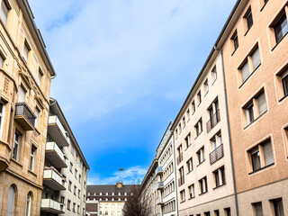 Street view of downtown Mannheim, Germany