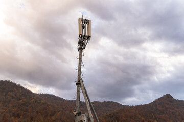 Tower for cellular communication.