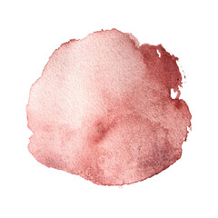 Abstract watercolor circle