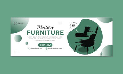 furniture social media cover template