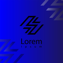 Logo design geometric suitable for your identity company